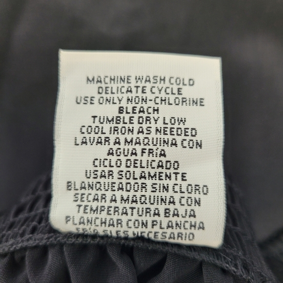 Black Maxi Skirt Split Thigh Size: LG Lightweight Flowy Stretch waist New - Picture 5 of 7